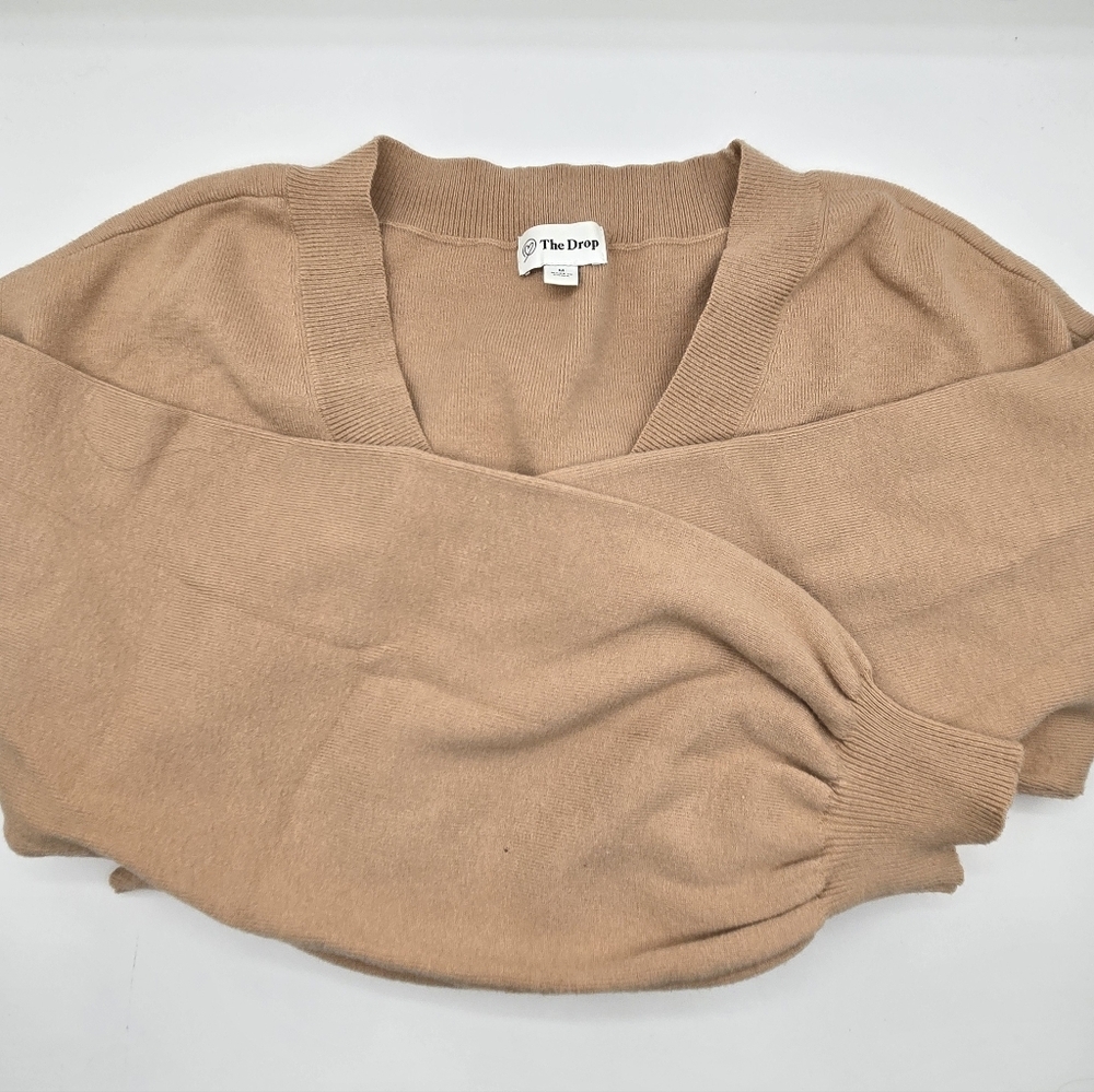 The Drop Women's Mia Bell-Sleeve Deep V-Neck Supersoft Sweater LOT OF TWO Sz M - Picture 10 of 10